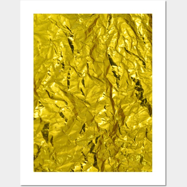 glamour 010 gold colors Foil Wall Art by pASob